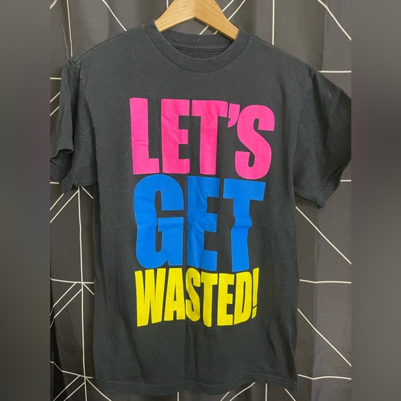 Spencer’s Let’s Get Wasted funny t-shirt, Medium - Picture 1 of 2